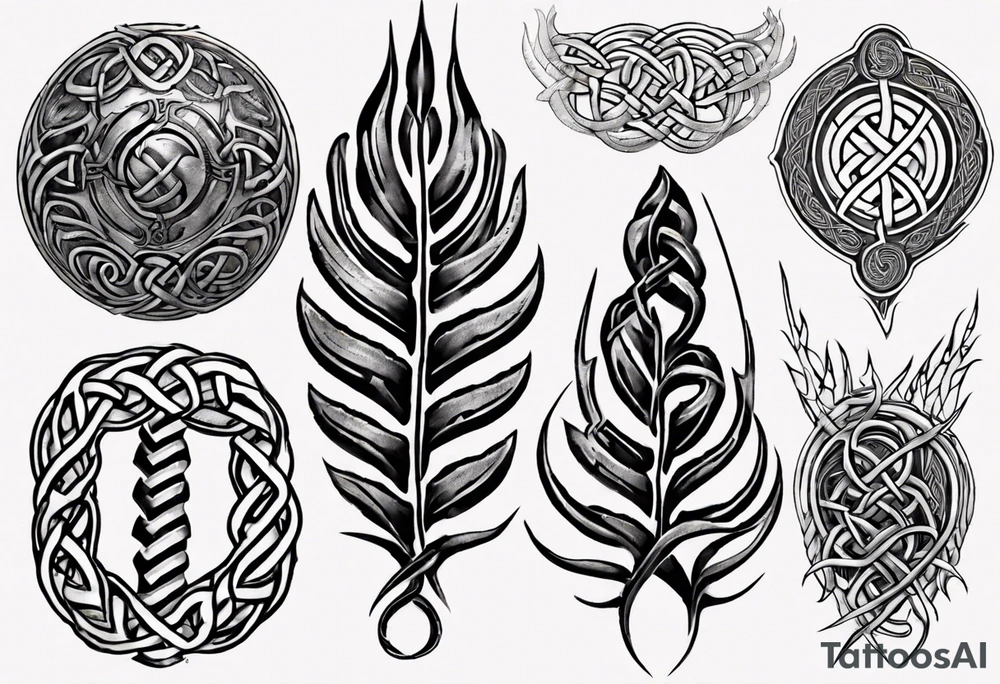 Silver Fern, Celtic knots tattoo idea