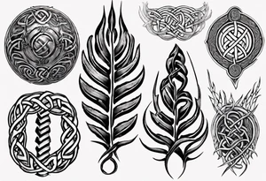 Silver Fern, Celtic knots tattoo idea