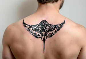 spotted eagle ray tattoo idea