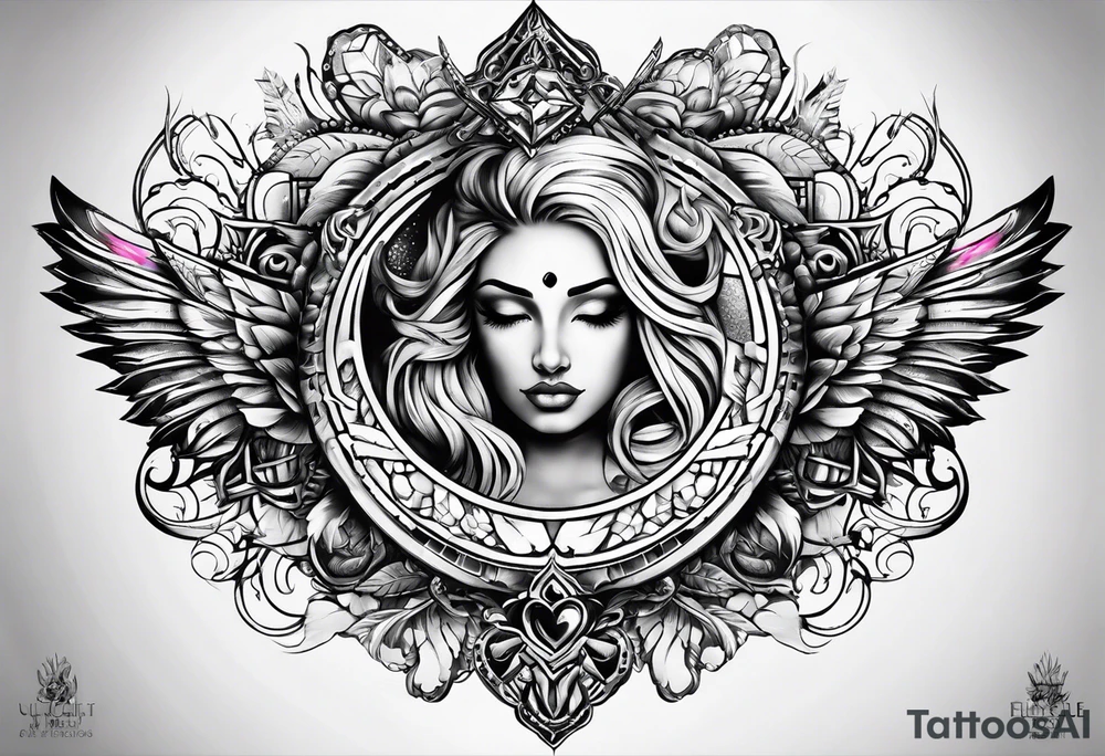 FEEL NO PAIN SHOW NO EMOTIONS tattoo idea