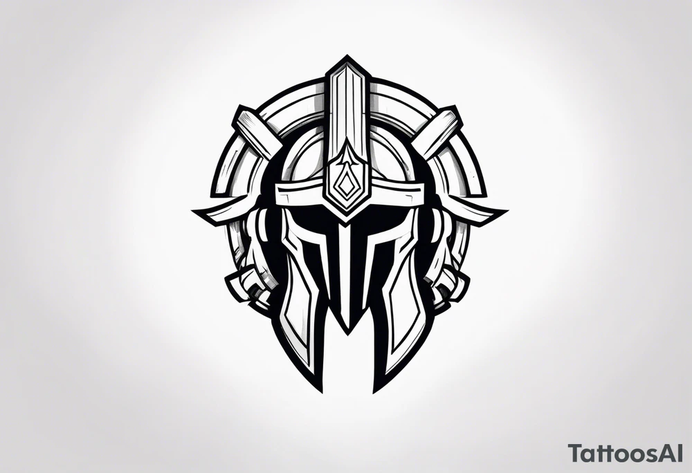 Ancient spartan symbol tattoo tattoo idea
