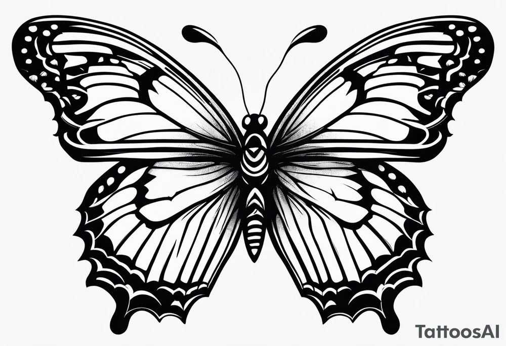 Butterflies tattoo idea