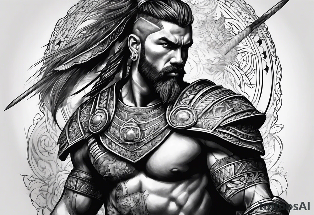 Warrior tattoo idea