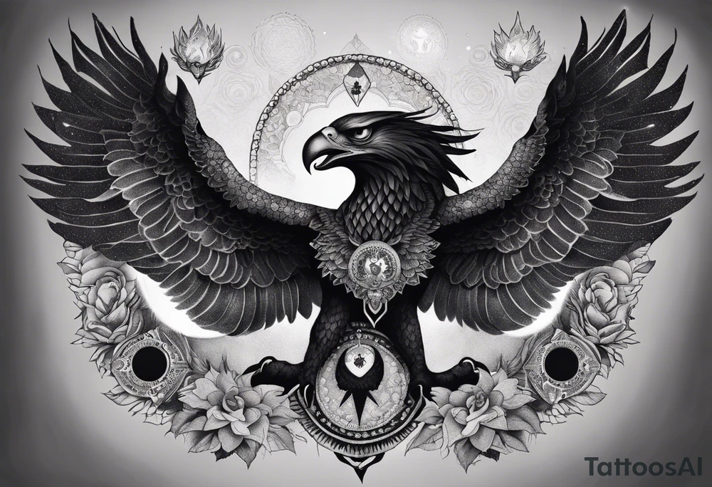 black kali, goddess pirate, alien, angel, pachamama, valkrye, warrior, flying, skull, lotus azul, wing, eagle, zenza resonance, stars, 5D, anahata chakra, death, durga, riding on a tiger, flying lady, kundalini, chest tatoo, samuri, rebel,serpent tattoo idea