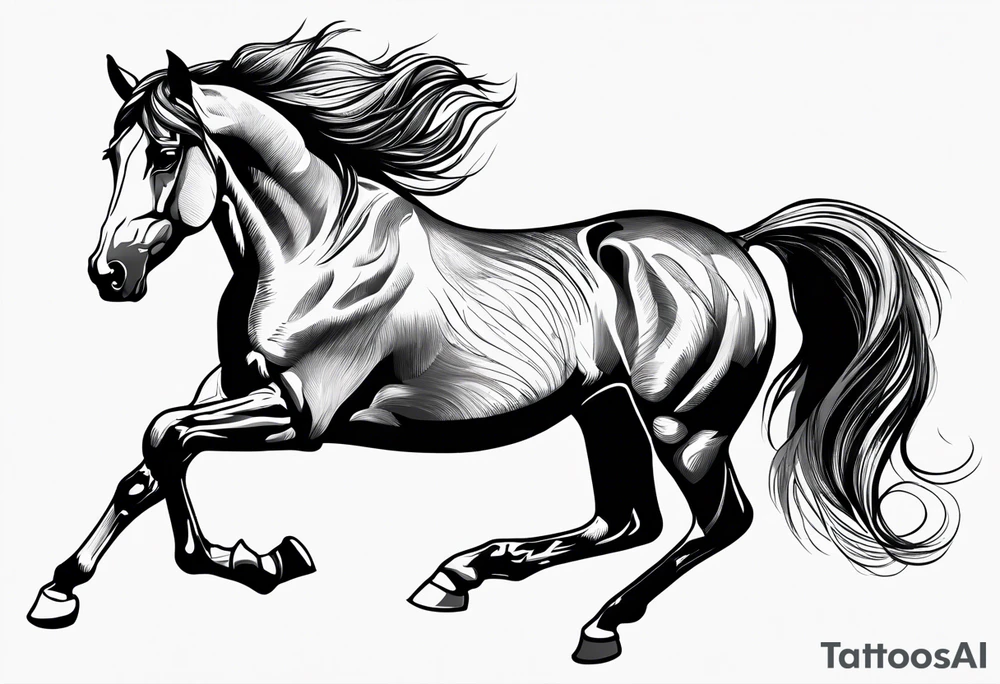 horse tattoo idea