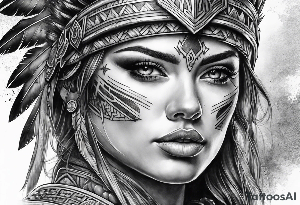 Warrior tattoo idea