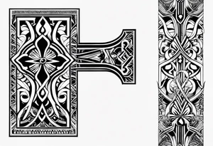 ankh for whole arm tattoo idea