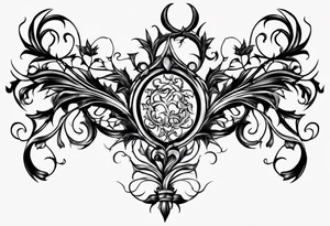 A thorn vine tattoo idea