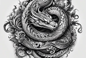 serpent tattoo idea