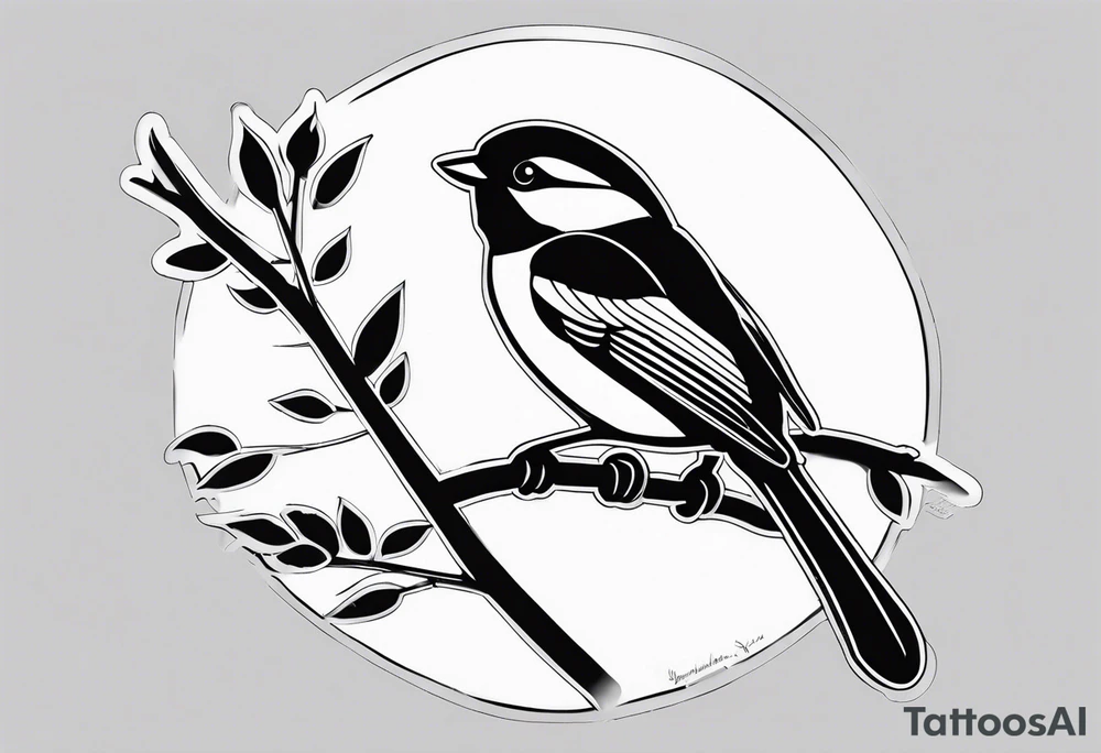 wrench chickadee tattoo idea