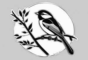wrench chickadee tattoo idea