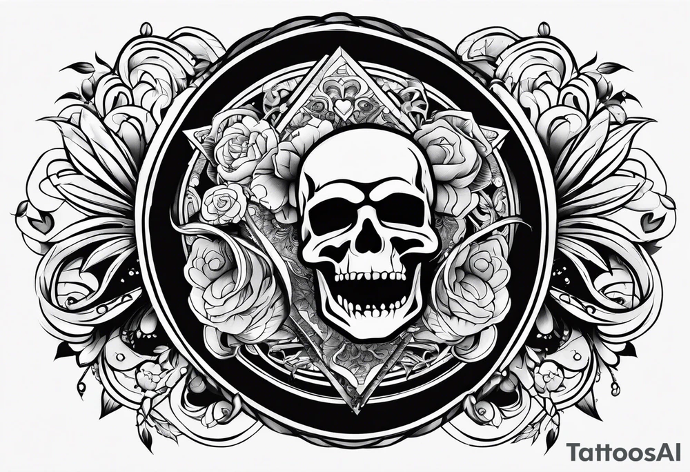 FEEL NO PAIN SHOW NO EMOTIONS tattoo idea