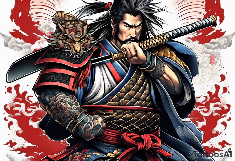 Samurai tattoo idea