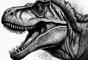 t rex tattoo idea