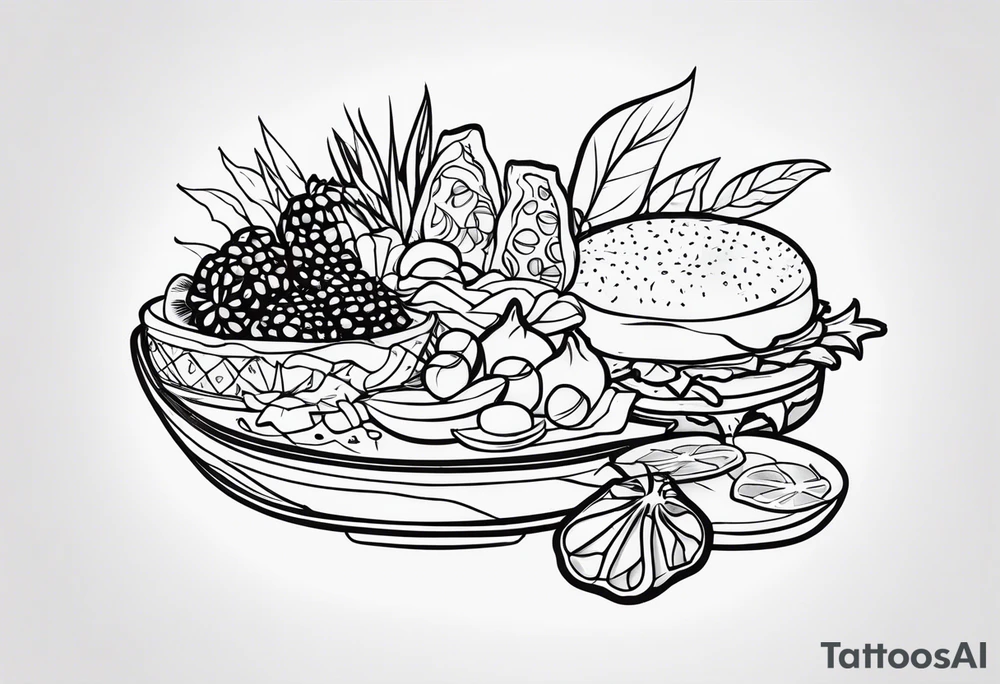 foodie tattoo idea