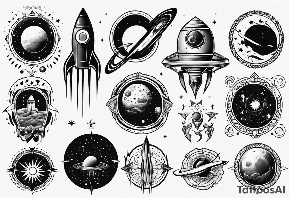 Space tattoo idea
