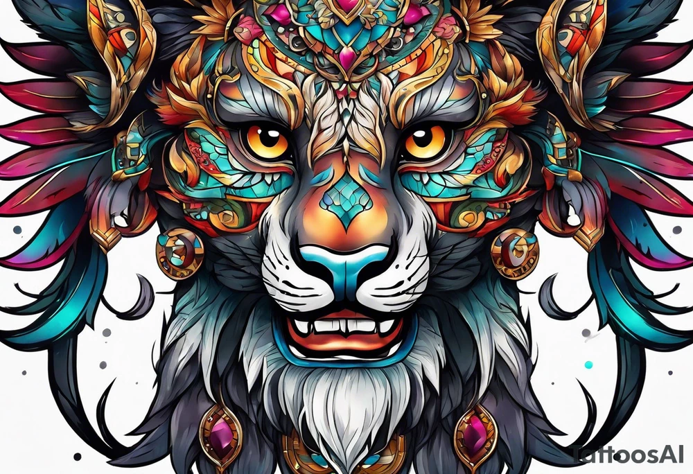 Beast within tattoo idea