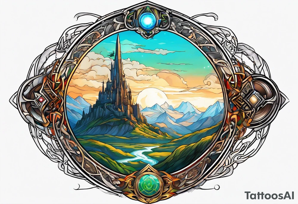 Lord of the rings, star wars, doctor who tattoo idea