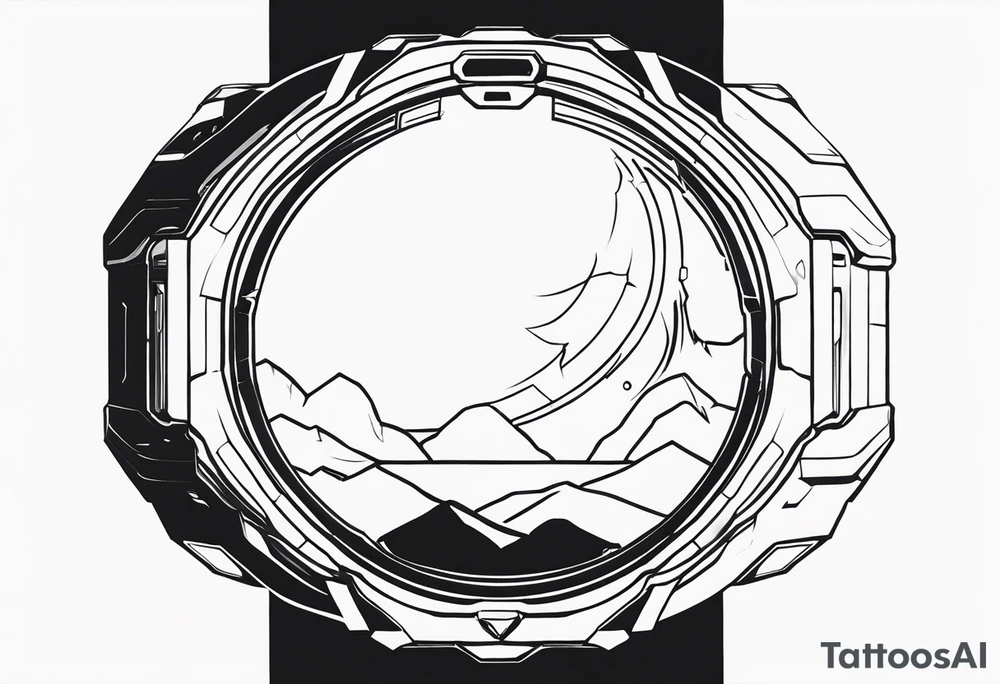 Halo video game tattoo tattoo idea