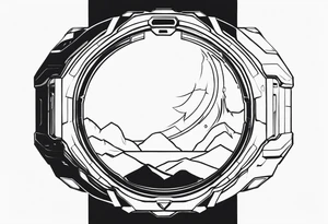 Halo video game tattoo tattoo idea