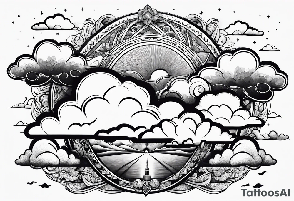Clouds tattoo idea