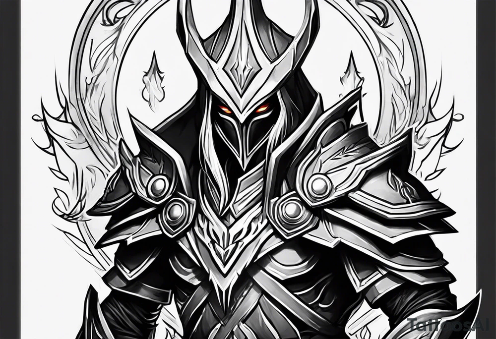 Phantom assassin from dota 2 tattoo idea