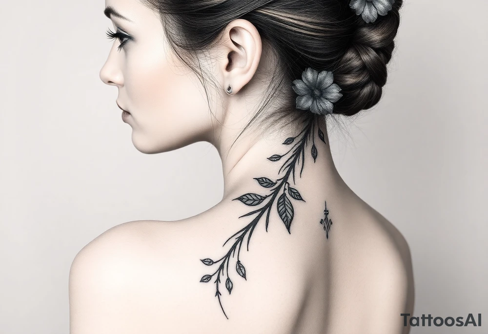 KARI going down side of face tattoo idea