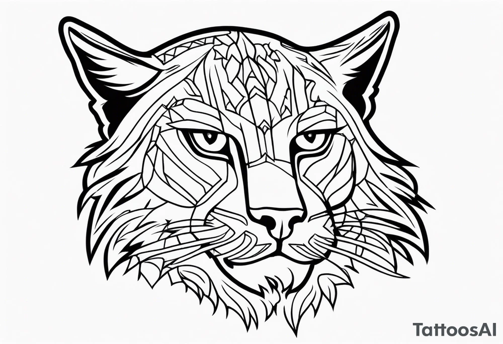 Bobcat huntig tattoo idea