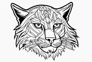 Bobcat huntig tattoo idea