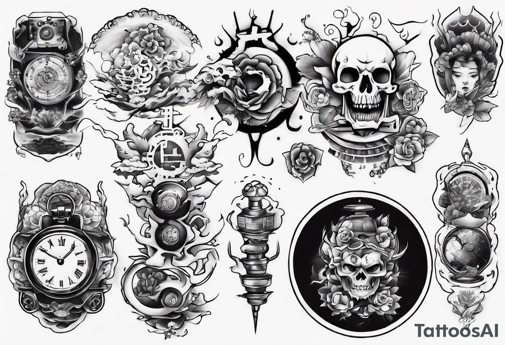 Computer time tattoo idea