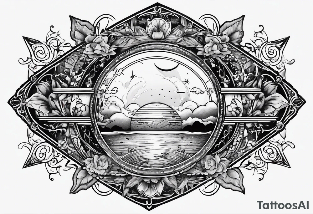 Flat earth simple flash tattoo tattoo idea