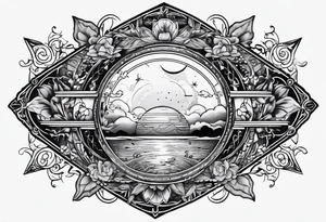 Flat earth simple flash tattoo tattoo idea