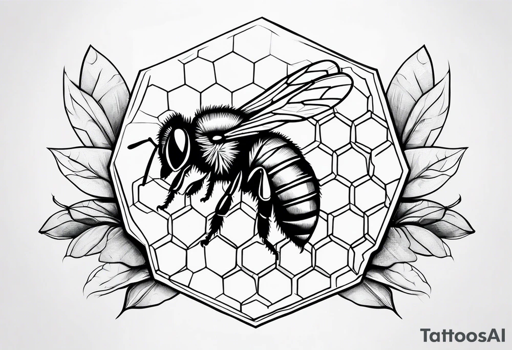 a bee hive tattoo idea
