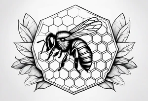 a bee hive tattoo idea