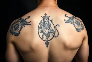 Forearm sleeve Tattoo
Birth signs, Leo Aries, Gemini
Saint Florian tattoo idea