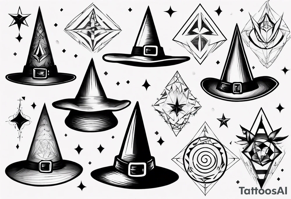 Witch hat tattoo idea