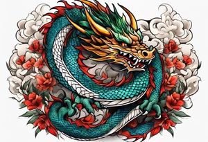 Japonese Dragon tattoo idea