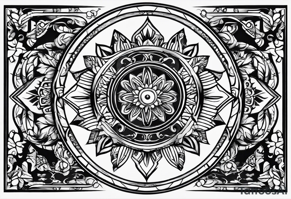 discipline consistency strong tattoo idea