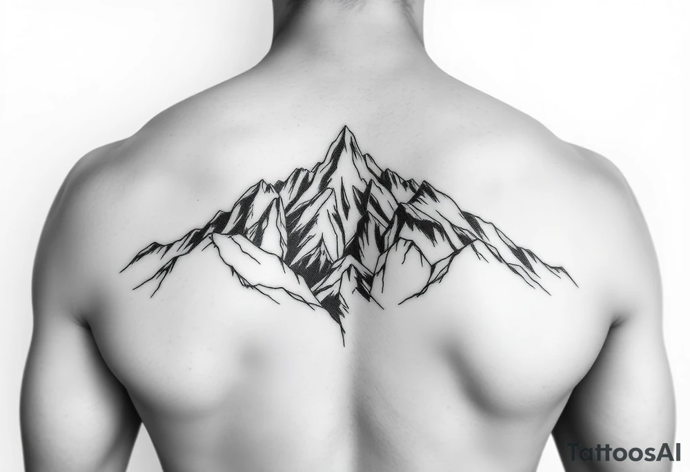 coal mountain tattoo idea