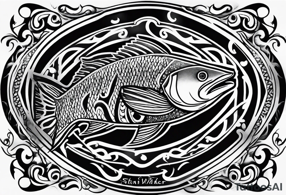 maui fish hook tattoo idea