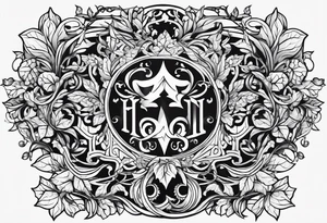 31.8742° N, 91.1366° W with ivy vines tattoo idea