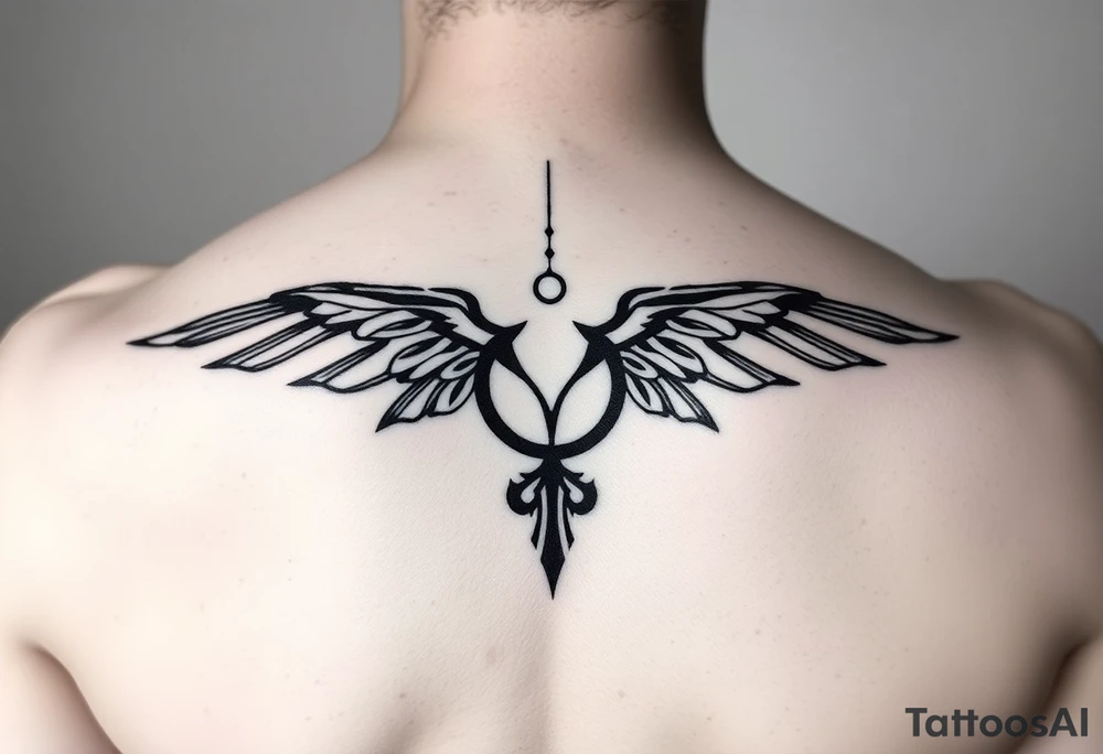 lilith symbol of female power
minimalist
abstract no faces drawn. symbols of feminine signs
on thigh tattoo idea