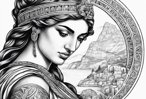 Greece mythology tattoo idea