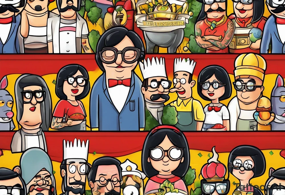 Bobs burgers Las Vegas tattoo idea