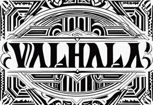 Valhalla steps tattoo idea