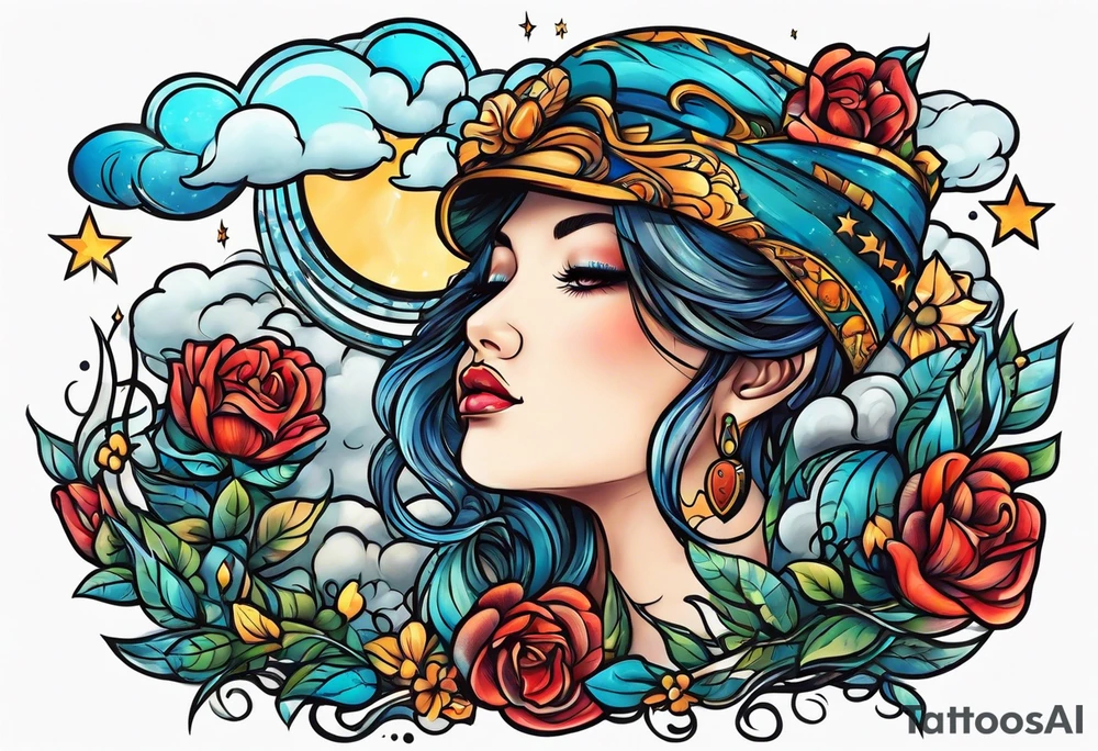 i love you big as the sky tattoo idea