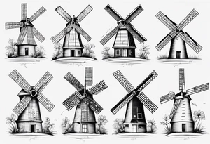 The mathematical dutch windmill graph from graph theory that is cute tattoo idea