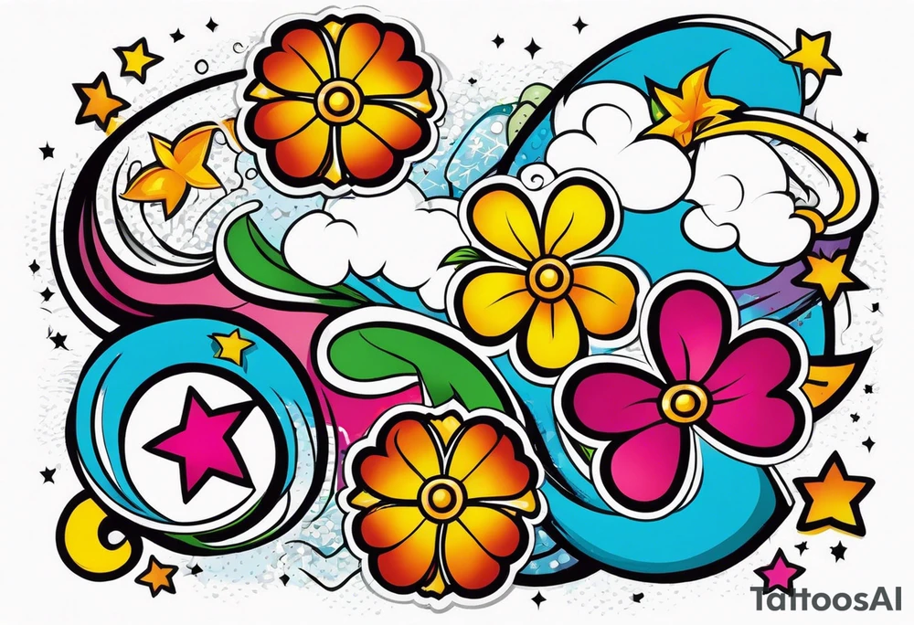 LUCKY5 tattoo idea