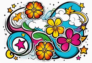LUCKY5 tattoo idea