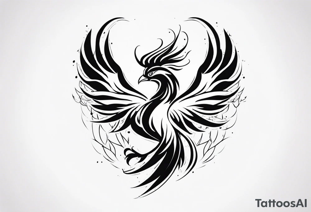 phoenix tattoo idea
